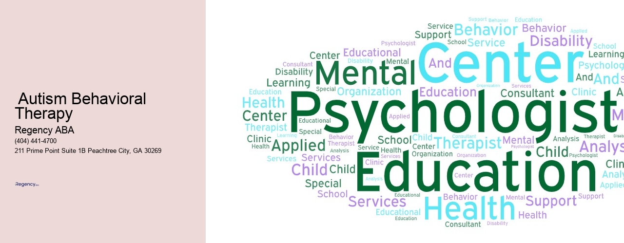  Autism Behavioral Therapy 