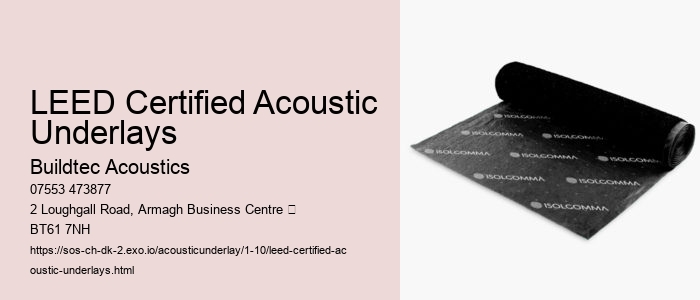 Key Features of Acoustic Underlays