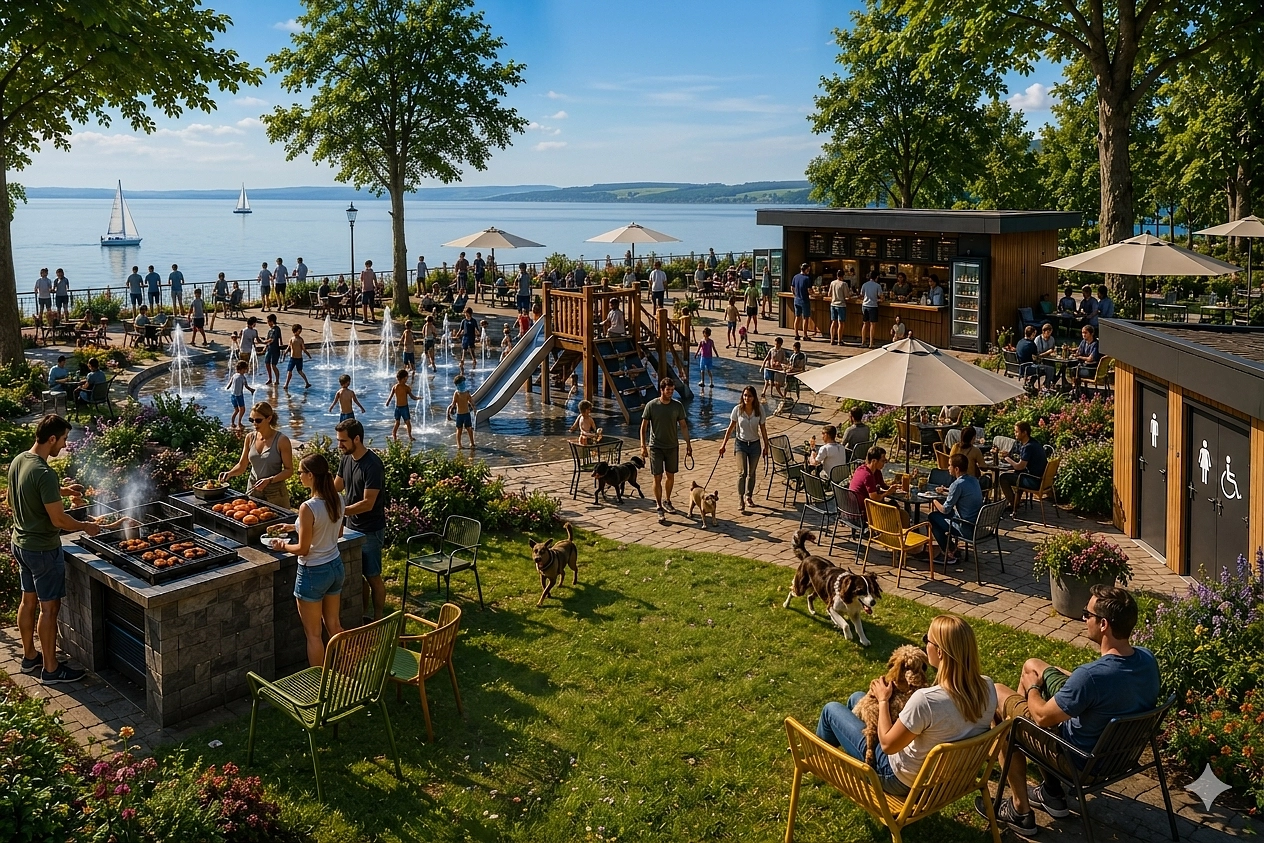 Pressebild: Generationenplatz am See