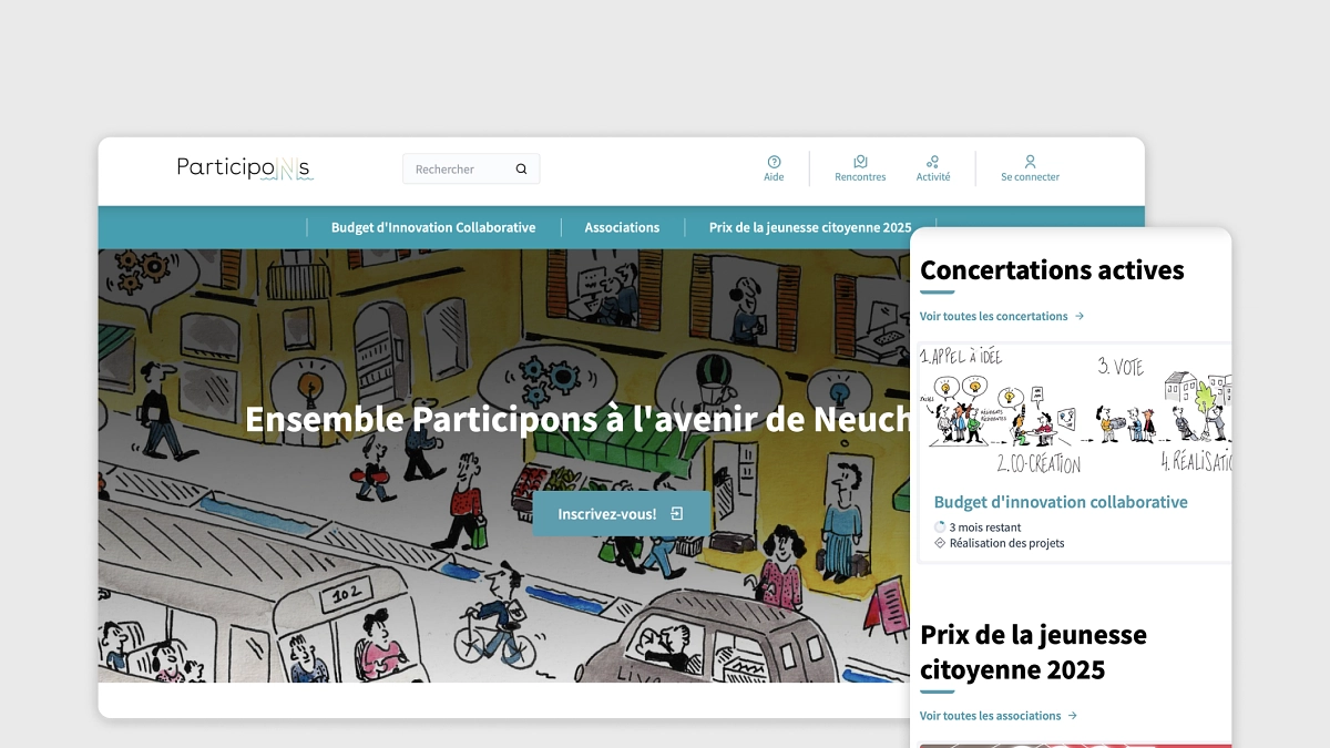 Media picture: Neuchâtel (NE) · Participons