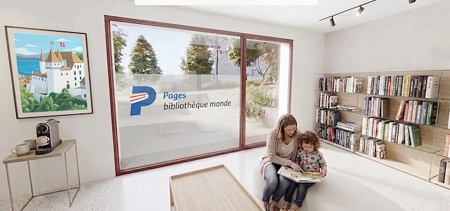 Image média: Pages – la bibliothèque du Monde.Connecter. Apprendre. Grandir. Une page à la fois. 