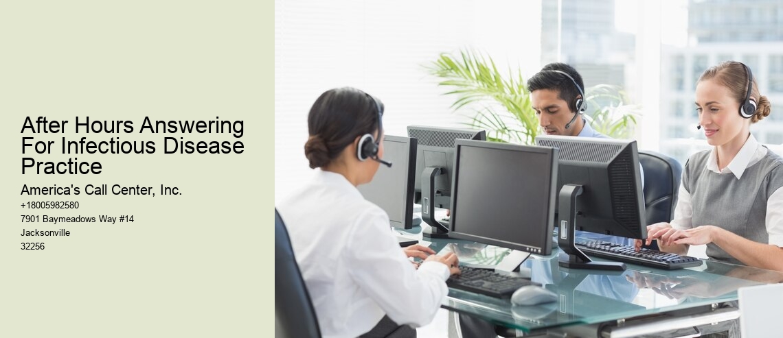 After Hours Answering For Infectious Disease Practice
