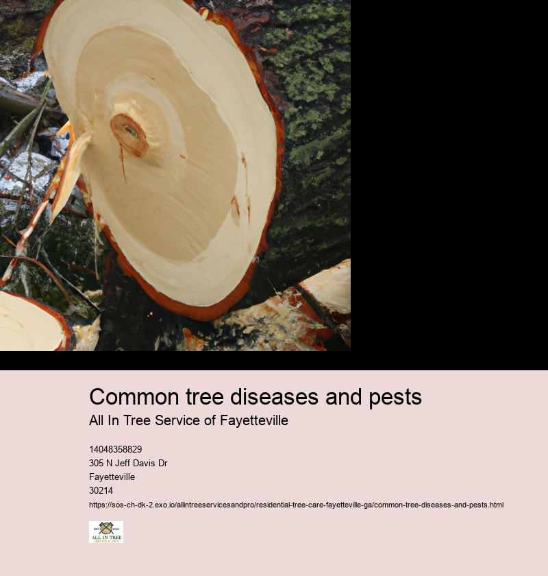 Common tree diseases and pests