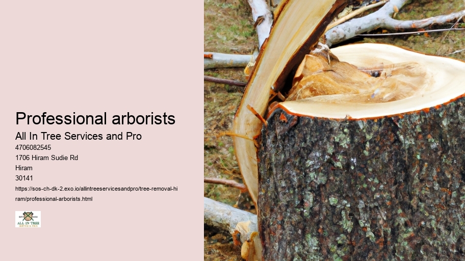 Professional arborists