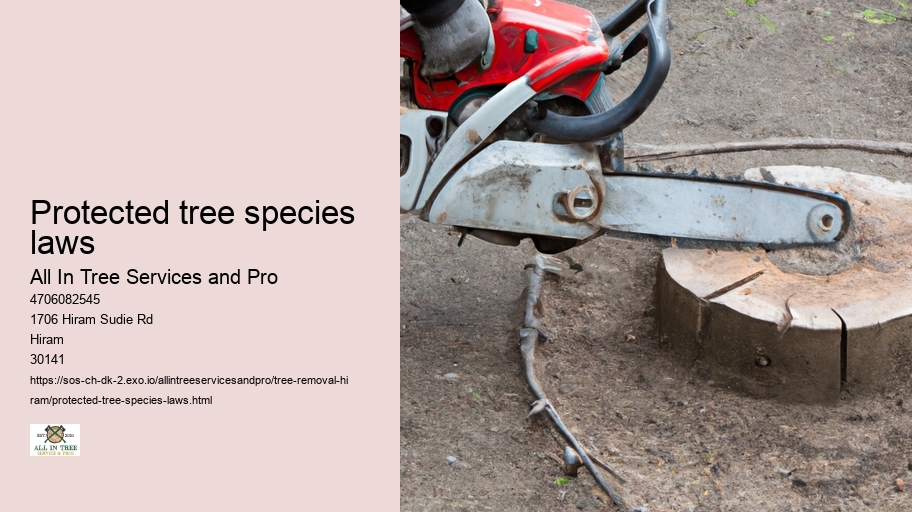 Protected tree species laws