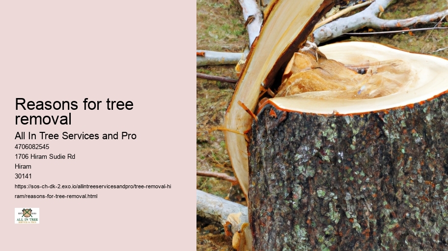 Reasons for tree removal