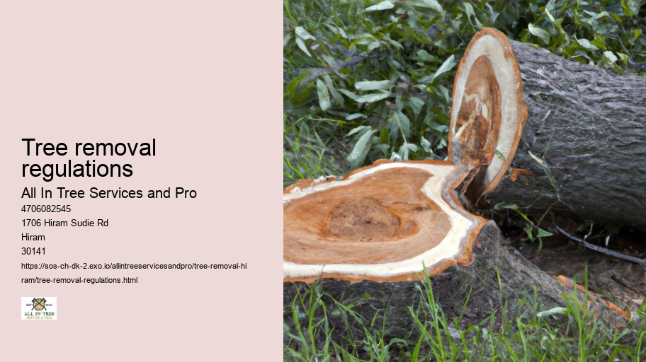 Tree removal regulations