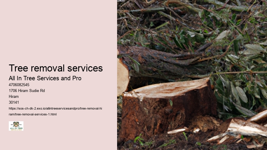 Tree removal services