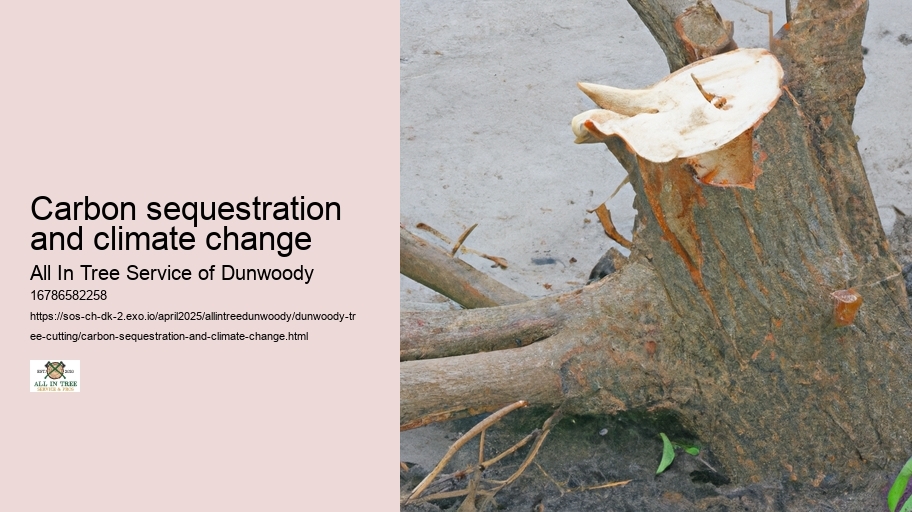 Carbon sequestration and climate change