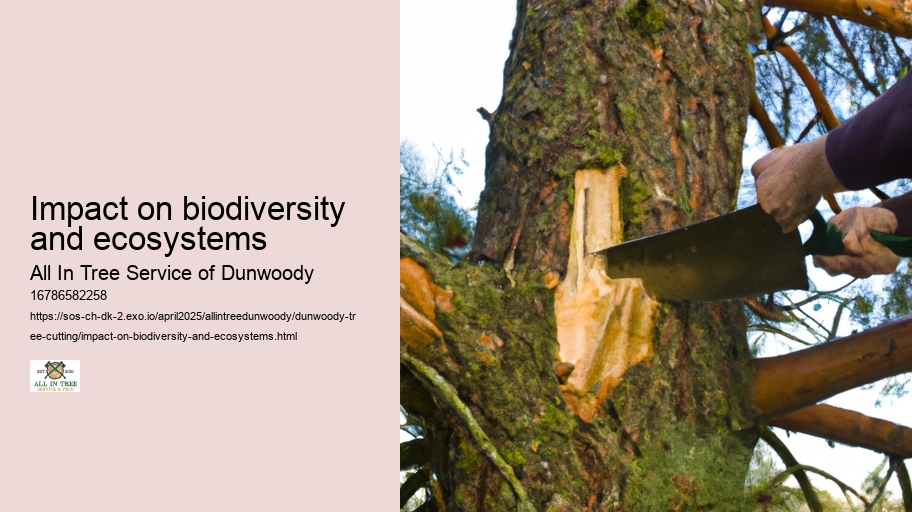 Impact on biodiversity and ecosystems