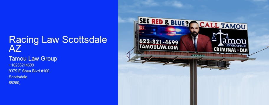 Racing Law Scottsdale AZ