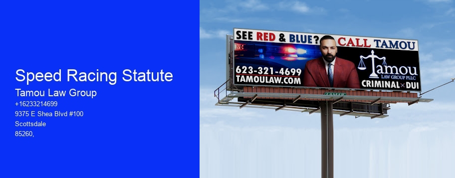 Speed Racing Statute
