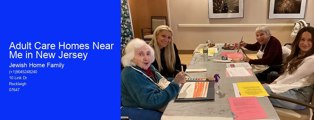 Adult Care Homes Near Me in New Jersey