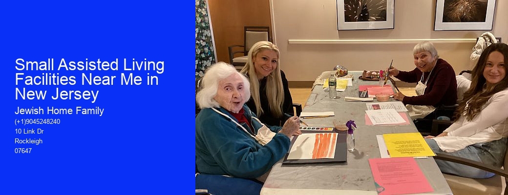 Small Assisted Living Facilities Near Me in New Jersey