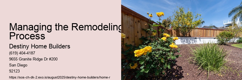 Managing the Remodeling Process