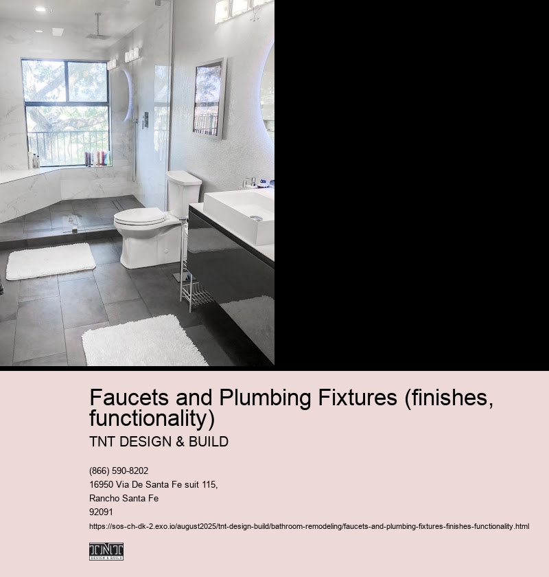 Faucets and Plumbing Fixtures (finishes, functionality)
