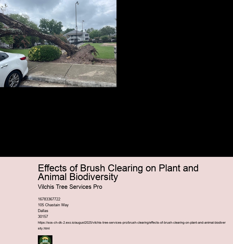 Impact of Brush Clearing on Plant Species Richness and Diversity