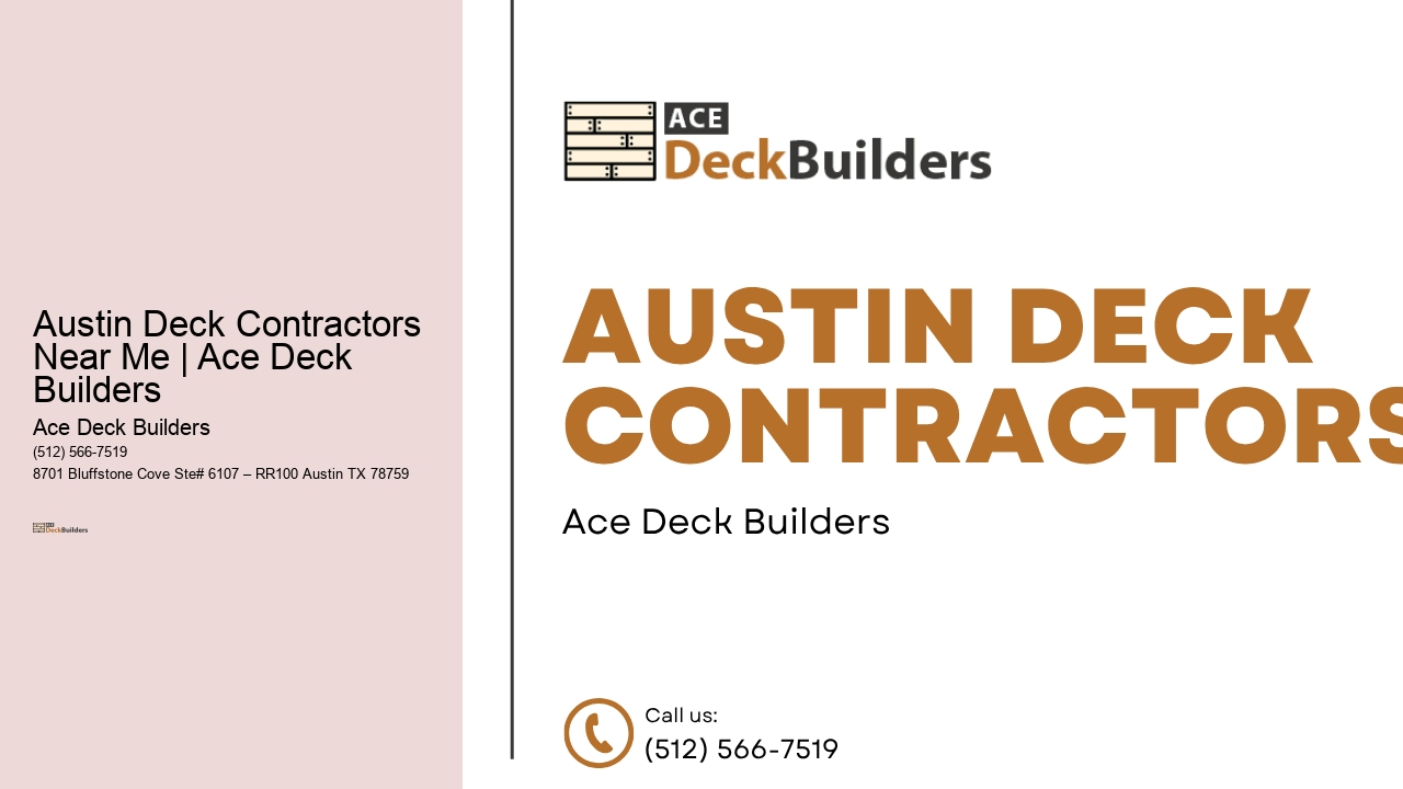 Austin Deck Contractors Near Me | Ace Deck Builders