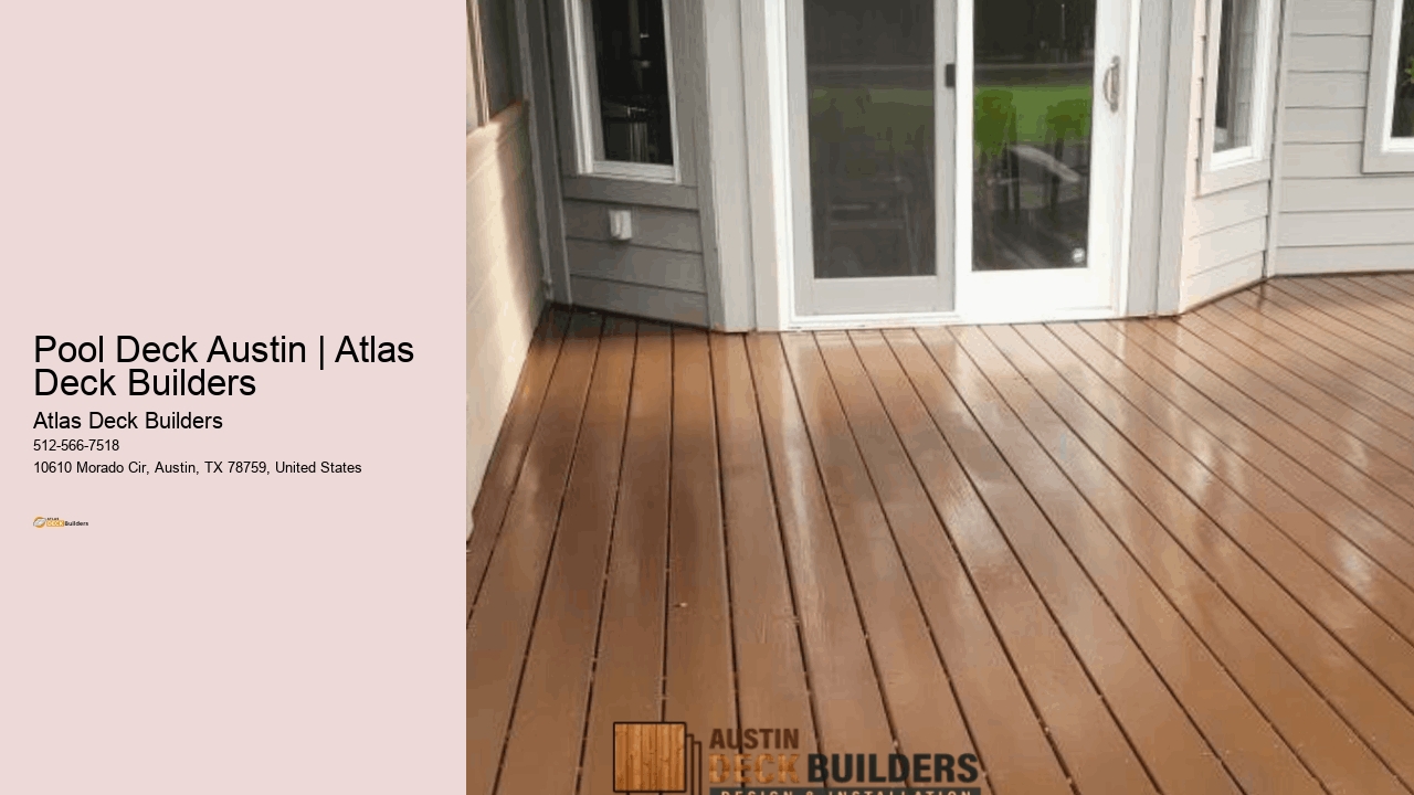 Pool Deck Austin | Atlas Deck Builders