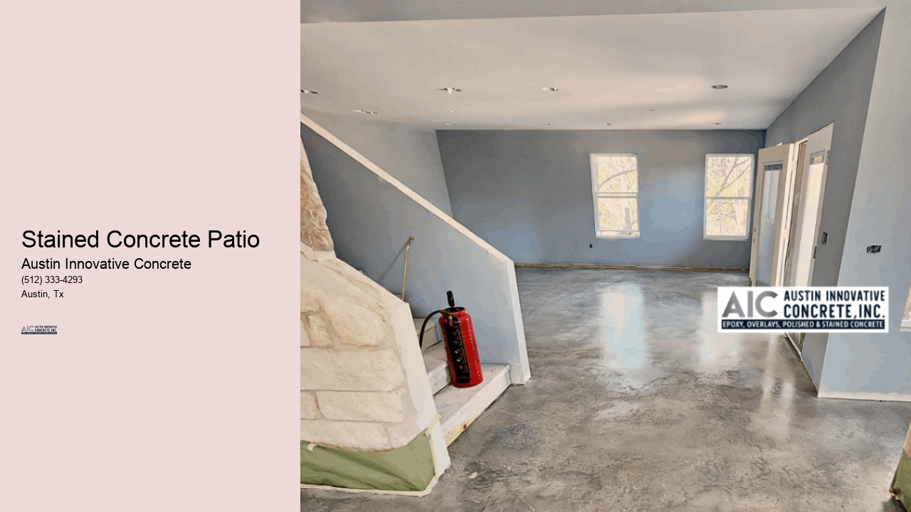 Stained Concrete Patio