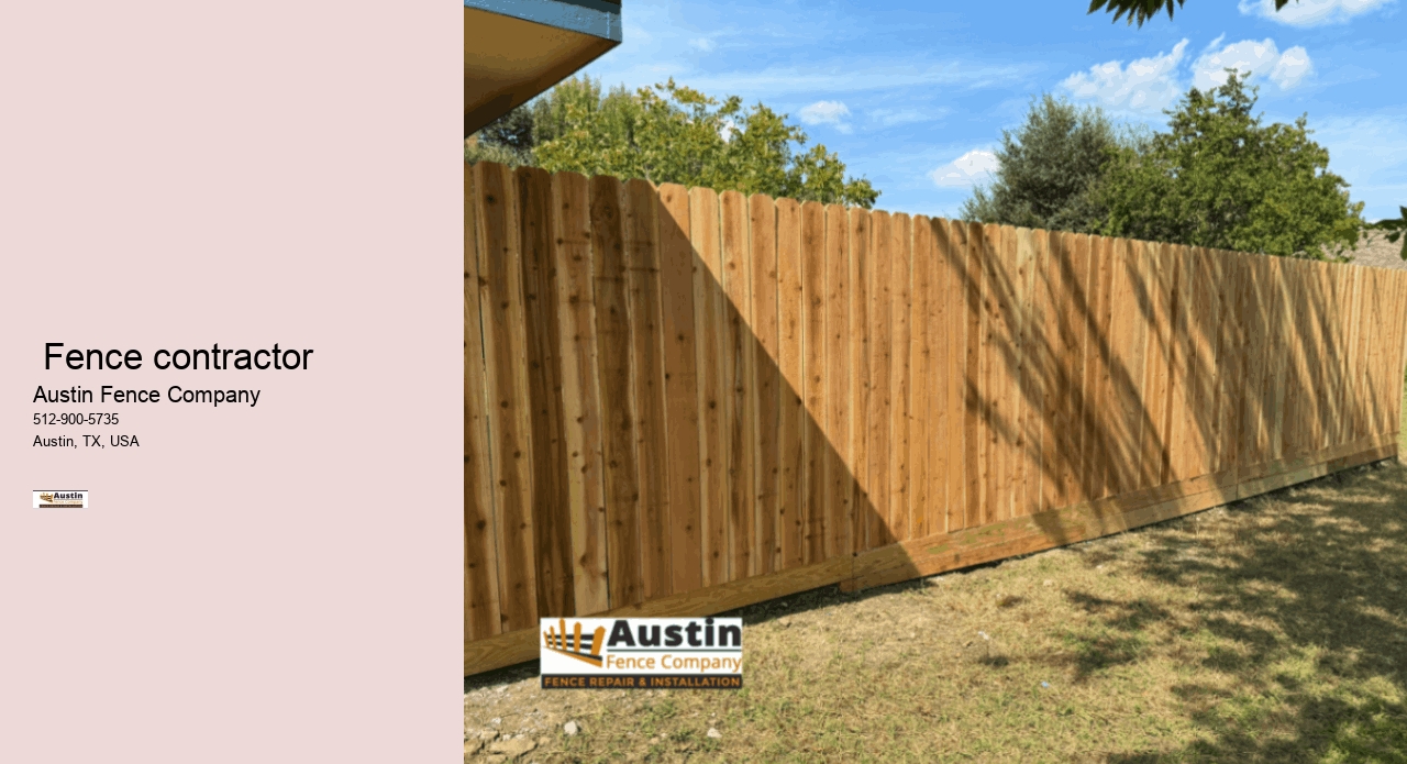  Fence contractor