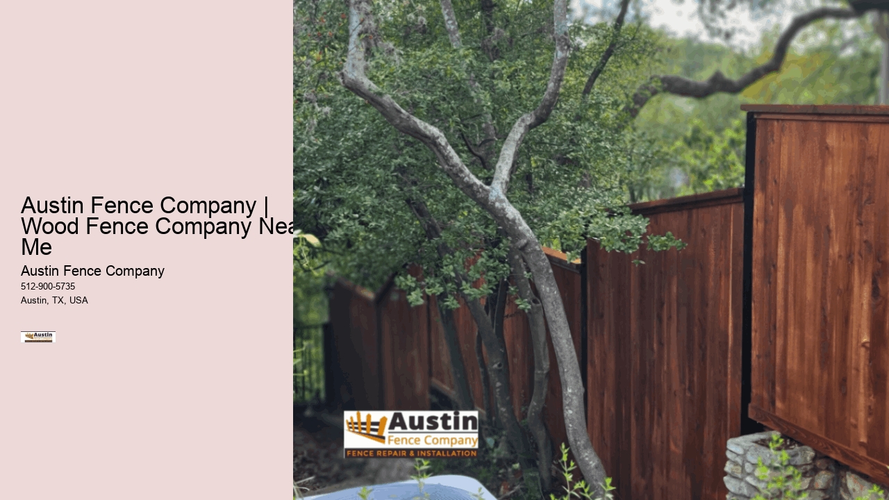 Austin Fence Company | Wood Fence Company Near Me