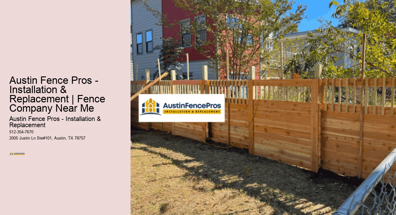 Austin Fence Pros - Installation & Replacement | Fence Company Near Me