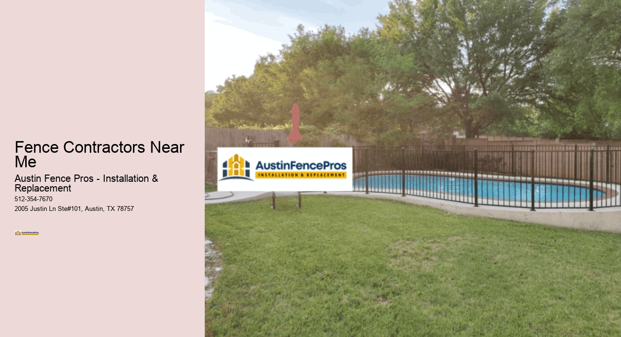 Fence Contractors Near Me