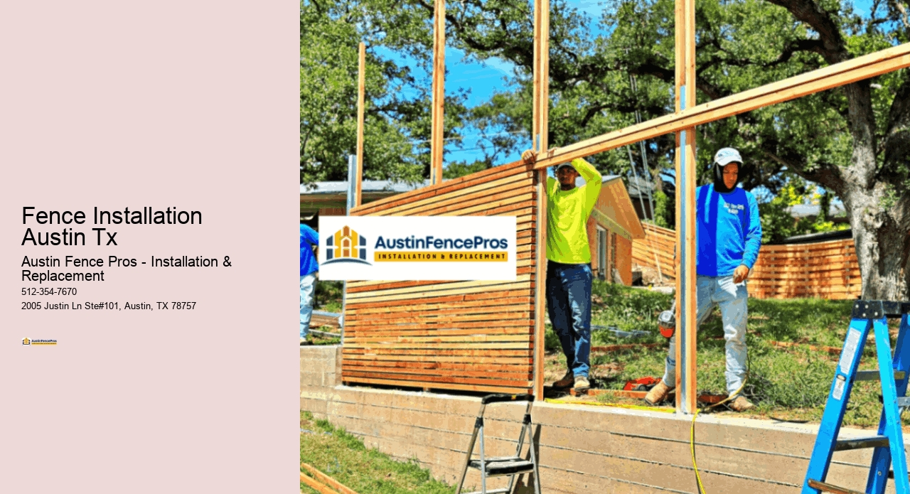 Fence Installation Austin Tx