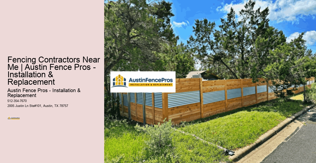 Fencing Contractors Near Me | Austin Fence Pros - Installation & Replacement