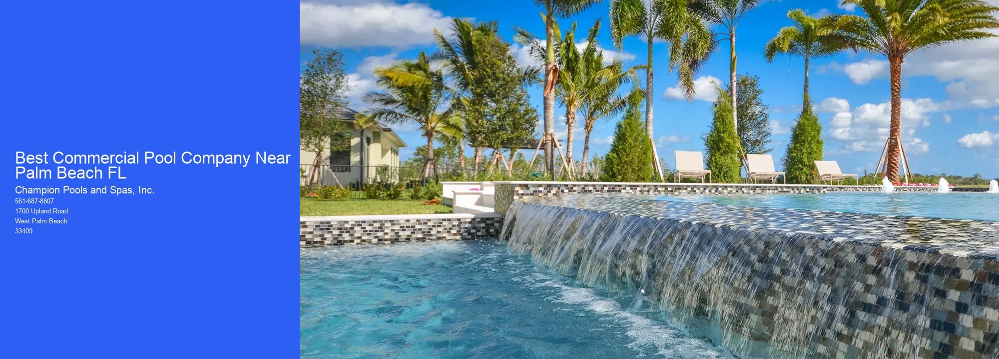 Best Commercial Pool Company Near Palm Beach FL