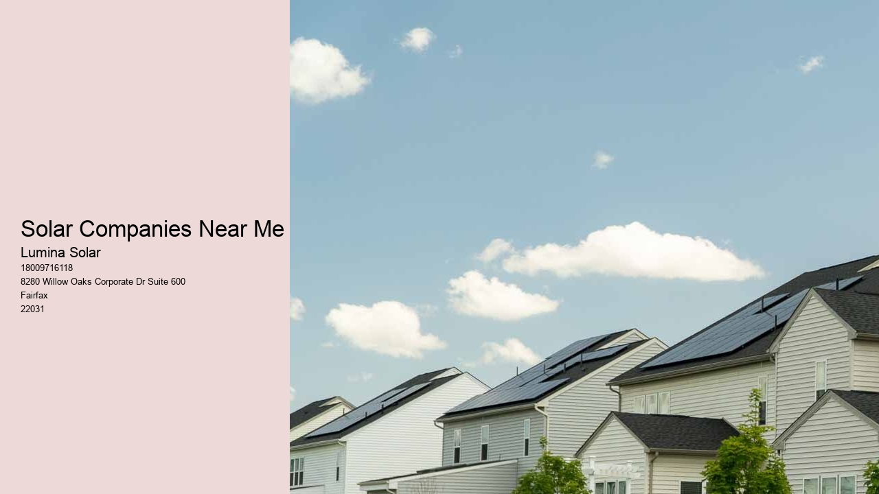 Solar Companies Near Me