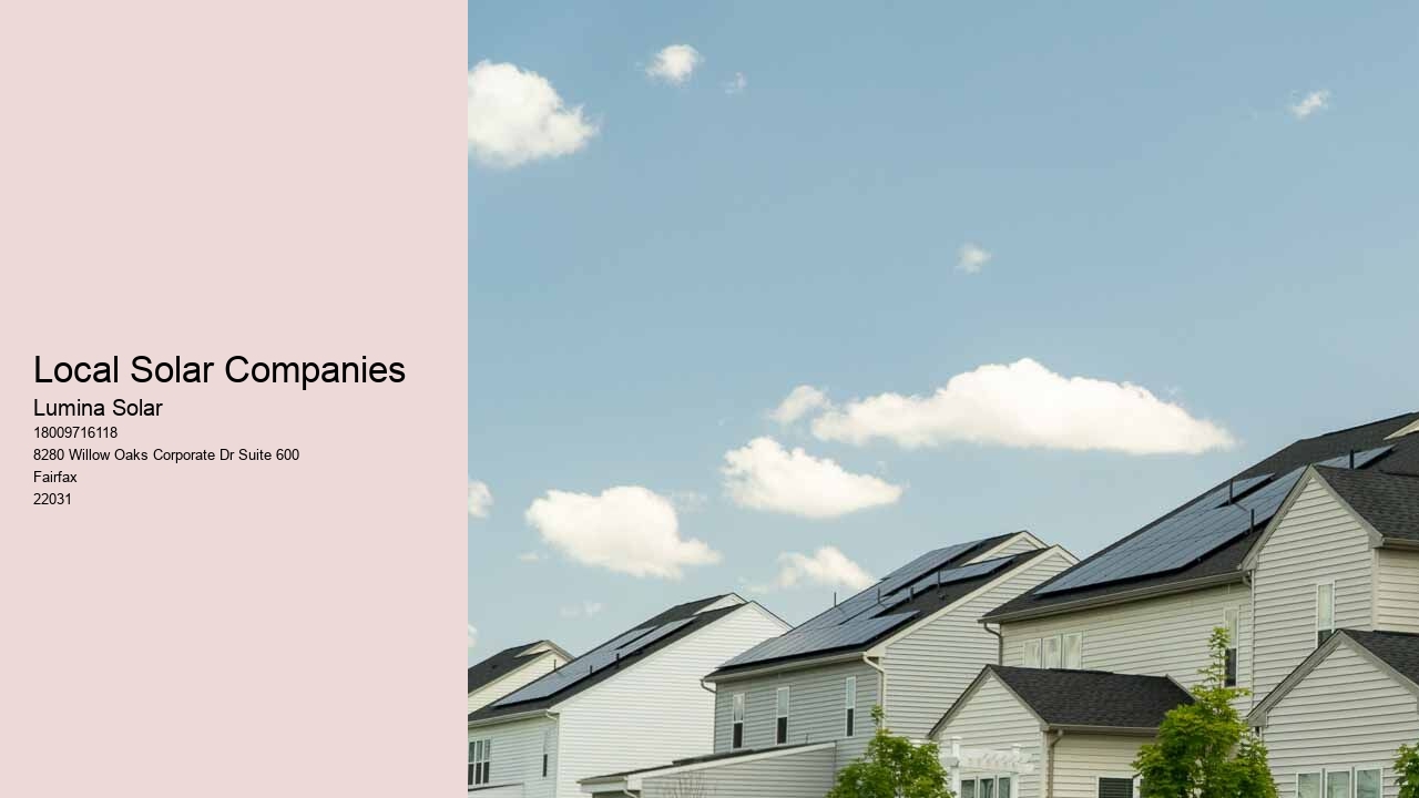 Local Solar Companies