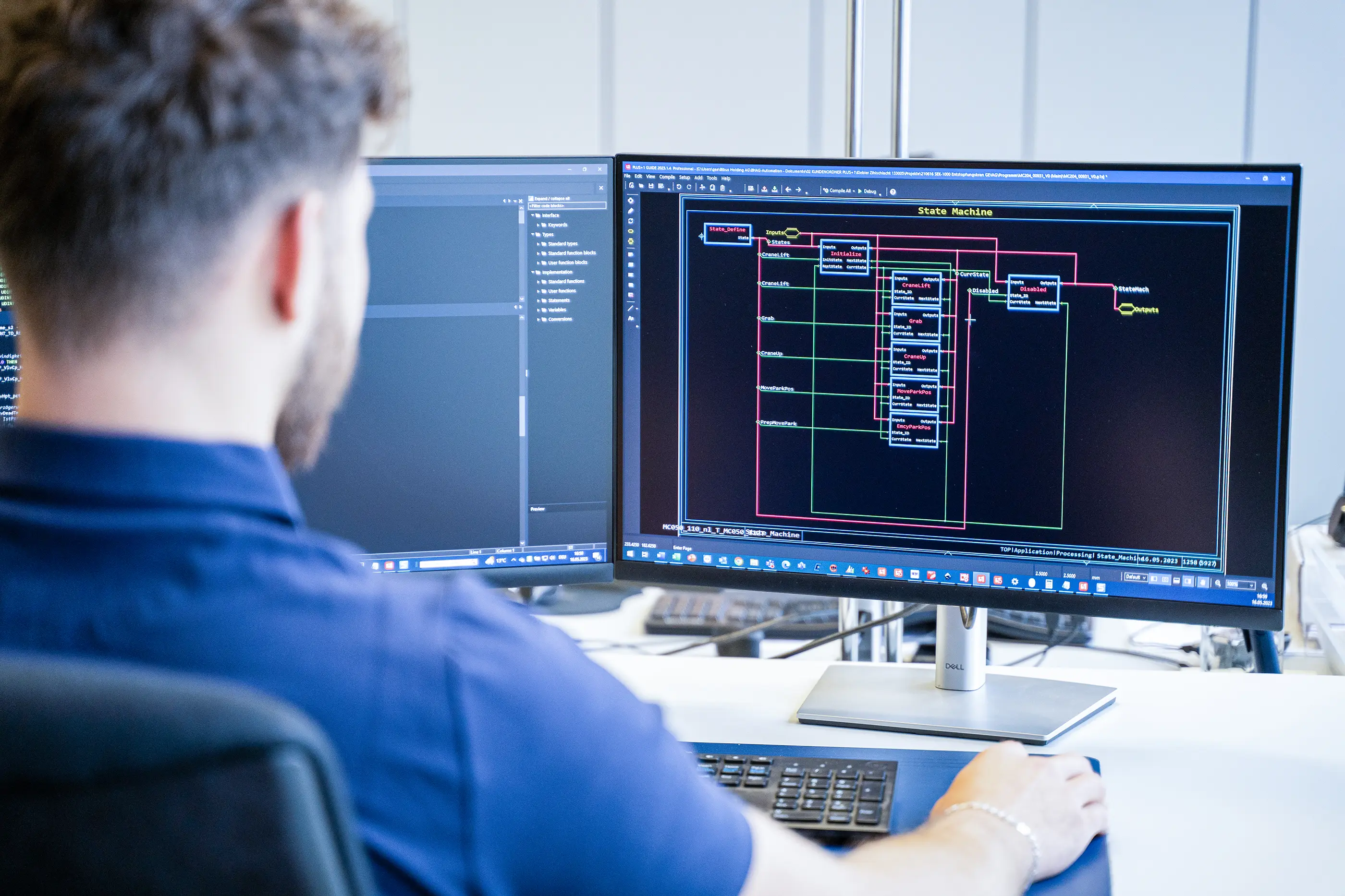 Massgeschneiderte Steuerung für VISION-F Yachten