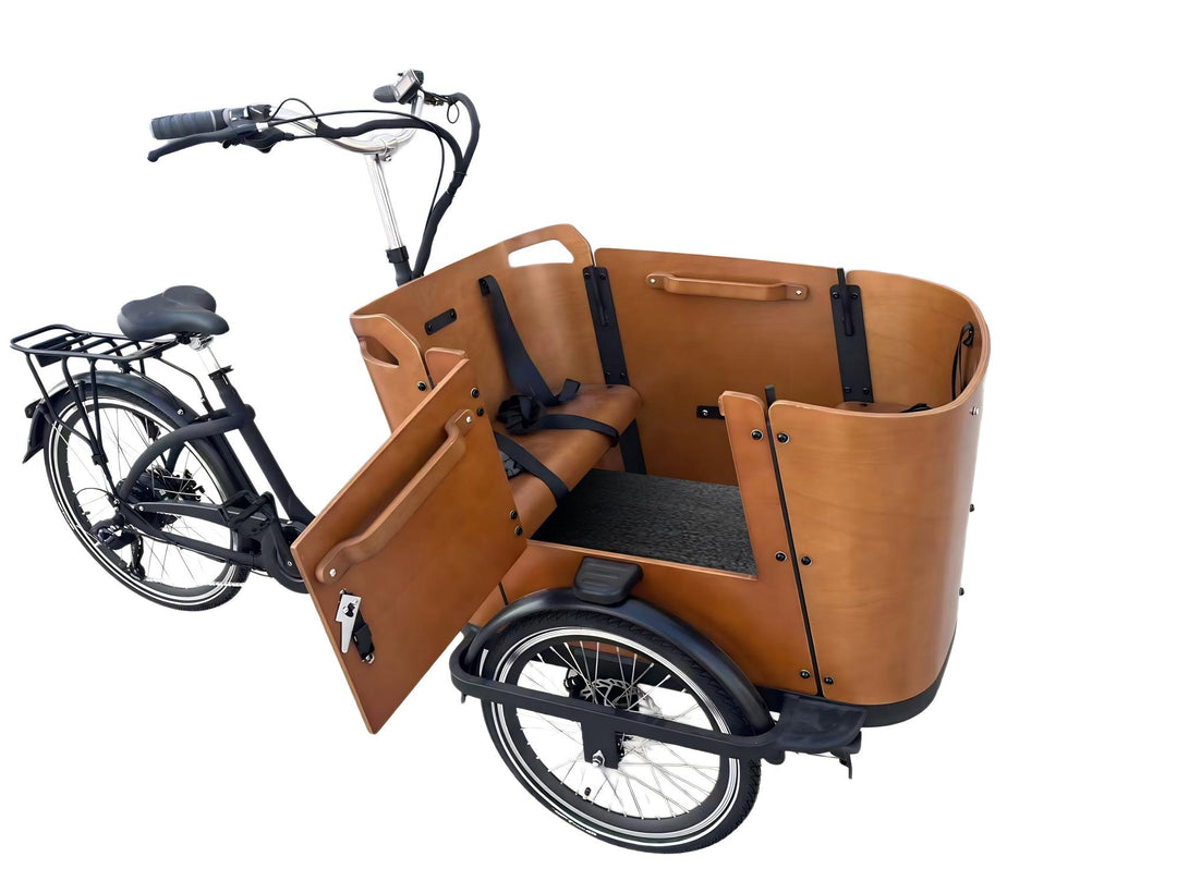 What is the carrying capacity of the Caravan cargo ebike?