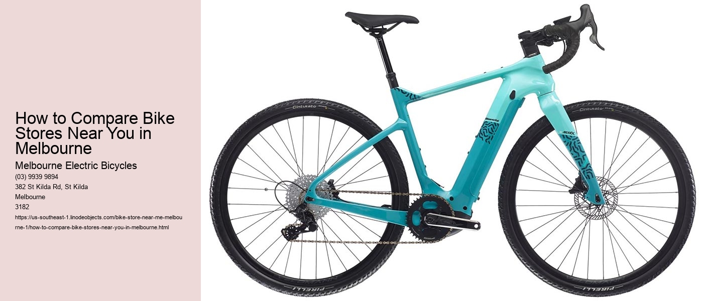 How to Compare Bike Stores Near You in Melbourne