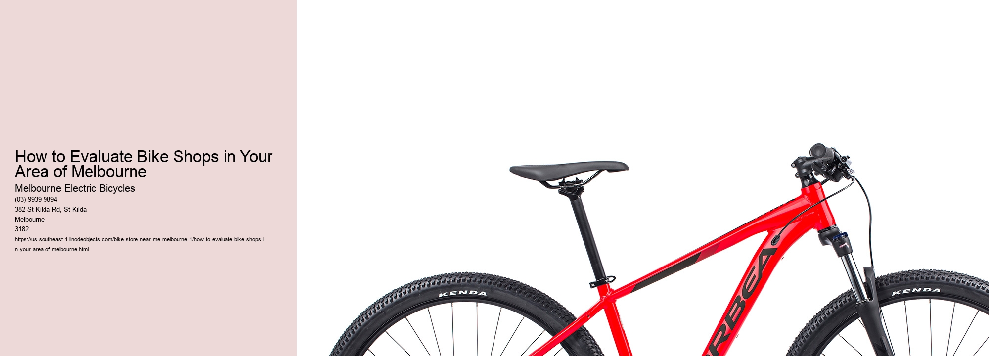 How to Evaluate Bike Shops in Your Area of Melbourne