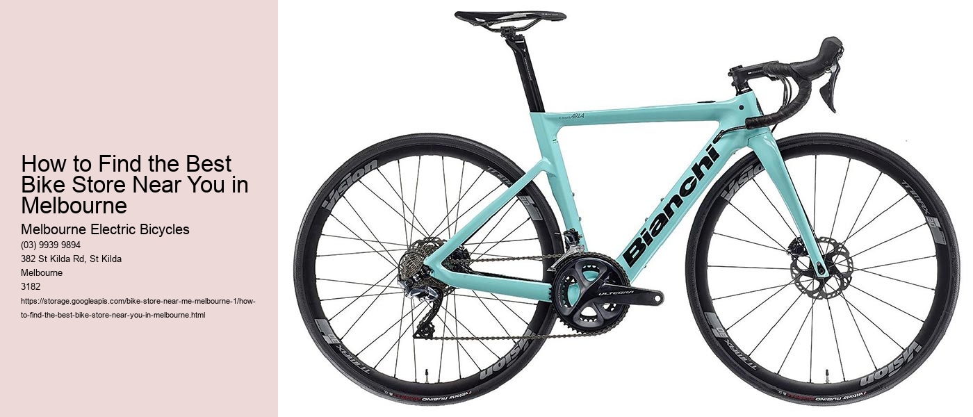 How to Find the Best Bike Store Near You in Melbourne