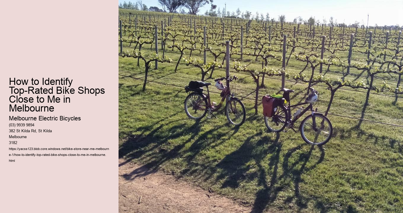 How to Identify Top-Rated Bike Shops Close to Me in Melbourne