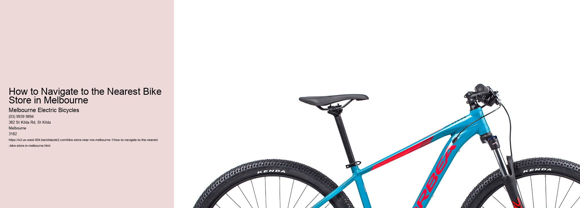 How to Navigate to the Nearest Bike Store in Melbourne