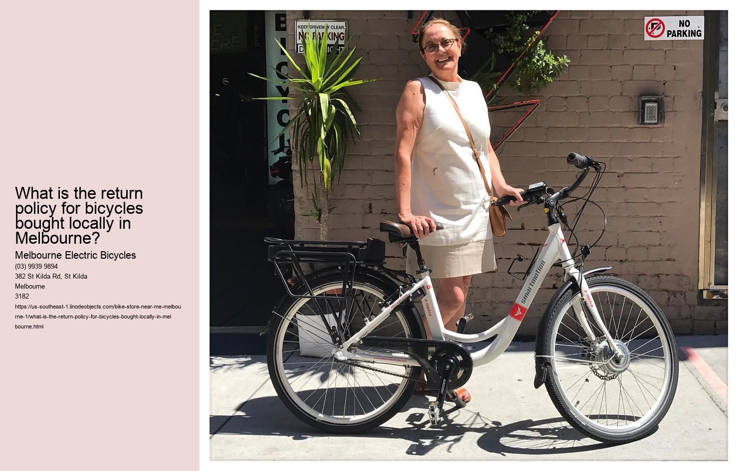 What is the return policy for bicycles bought locally in Melbourne?