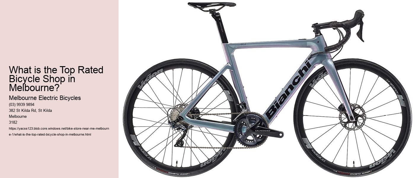 What is the Top Rated Bicycle Shop in Melbourne?