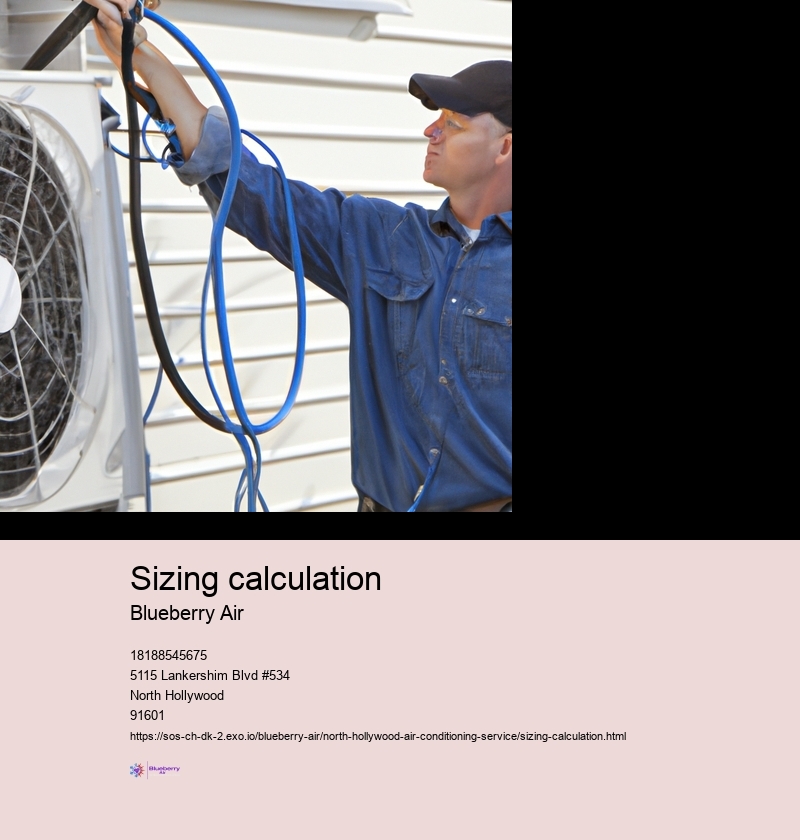 Sizing calculation
