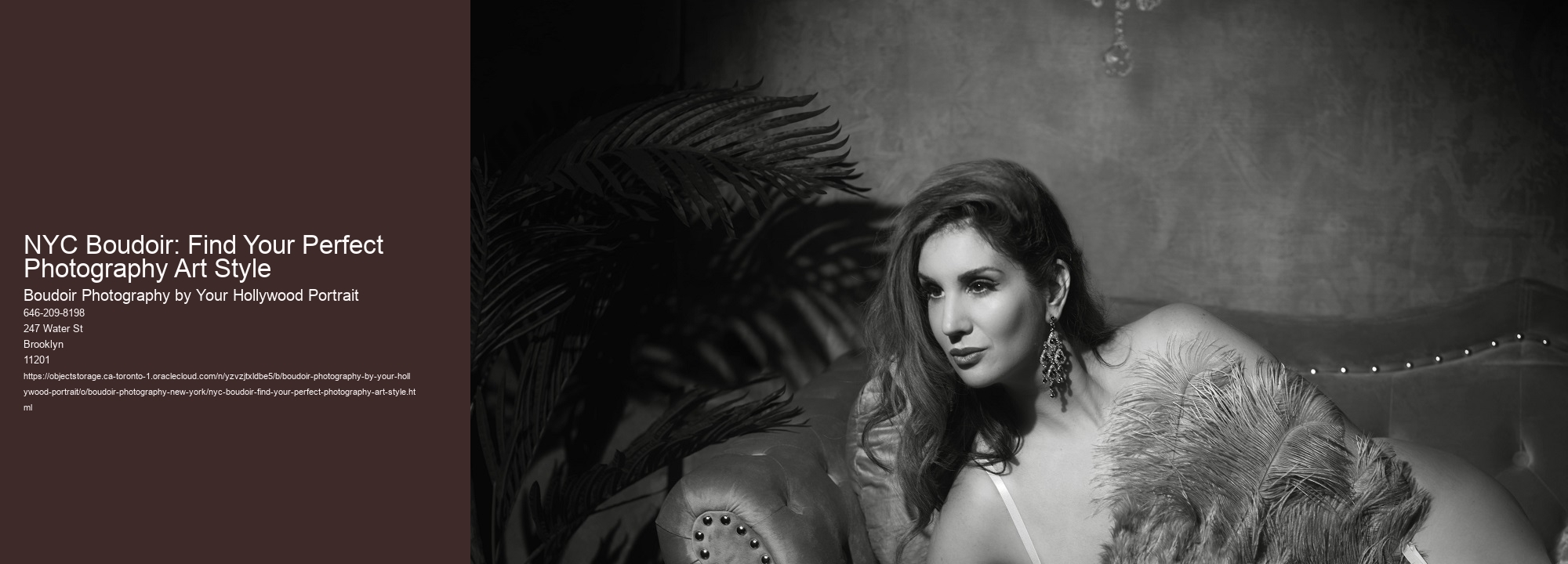 NYC Boudoir: Find Your Perfect Photography Art Style