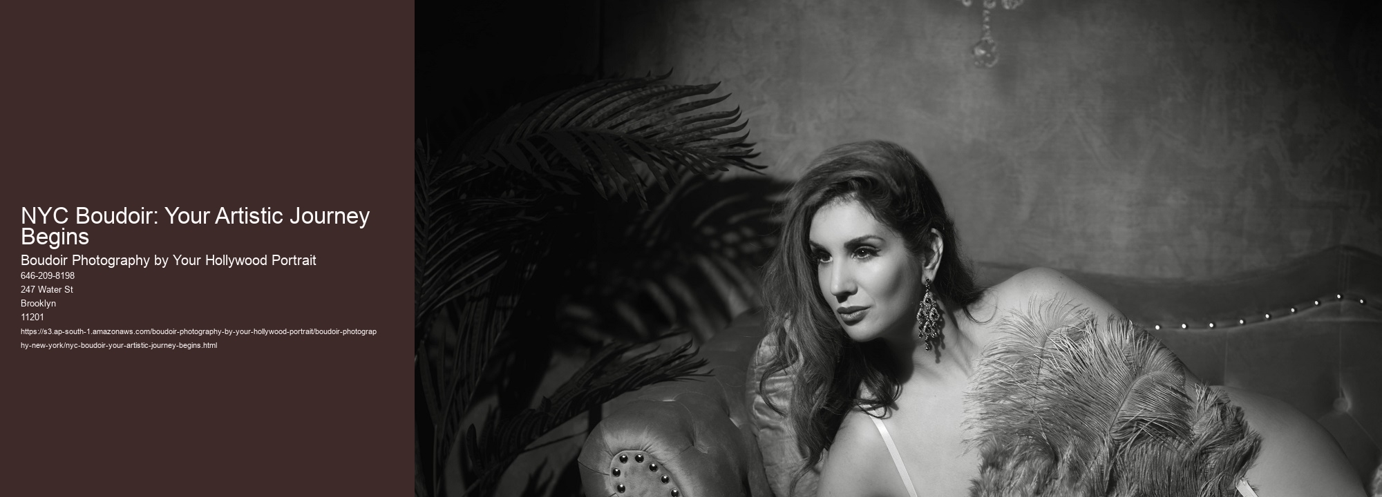 NYC Boudoir: Your Artistic Journey Begins