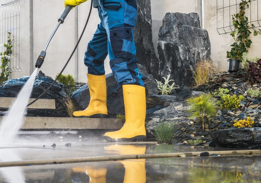 How often should I pressure wash my home exterior?