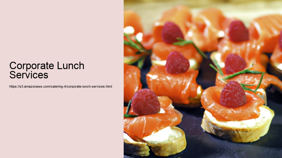 Corporate Lunch Services