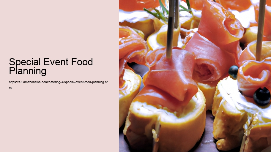 Special Event Food Planning