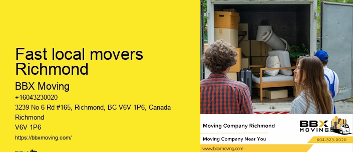 Fast local movers Richmond