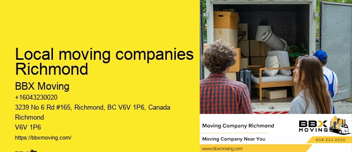 Local moving companies Richmond